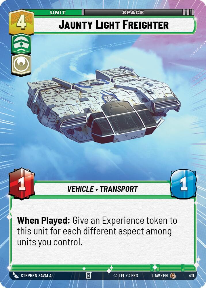 Jaunty Light Frieghter (Hyperspace) (411) [A Lawless Time]