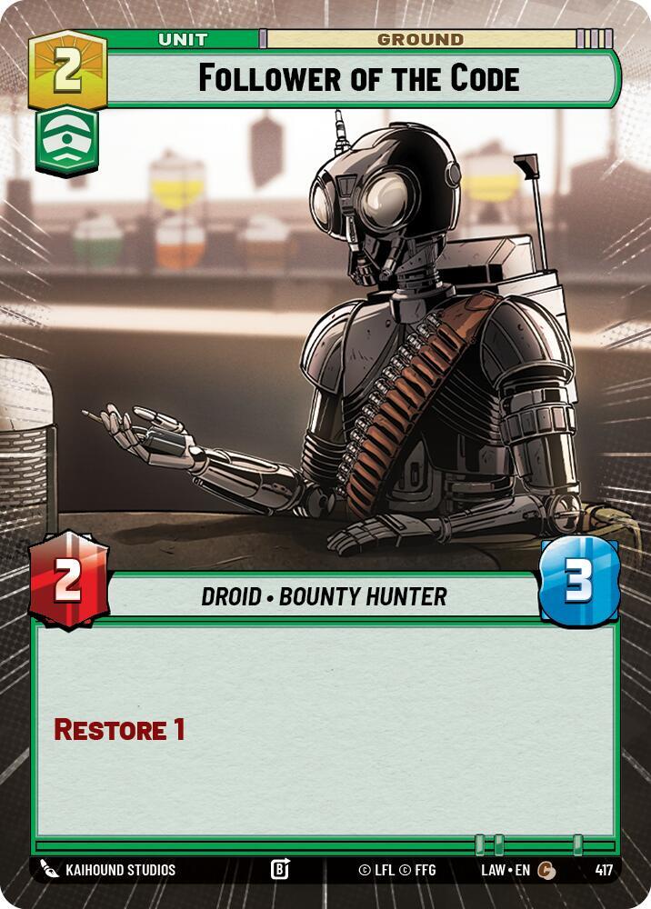 Follower of the Code (Hyperspace) (417) [A Lawless Time]