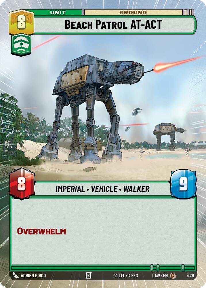 Beach Patrol AT-ACT (Hyperspace) (426) [A Lawless Time]