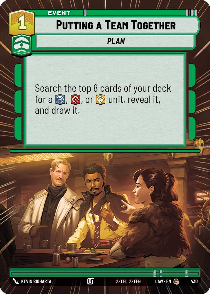 Putting a Team Together (Hyperspace) (430) [A Lawless Time]