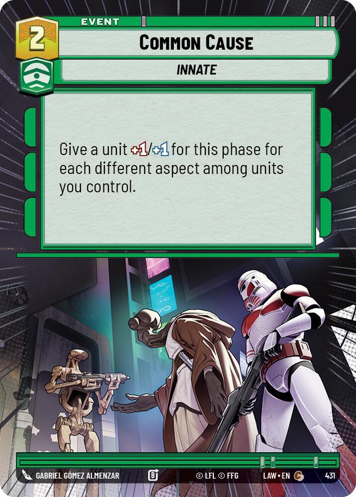 Common Cause (Hyperspace) (431) [A Lawless Time]