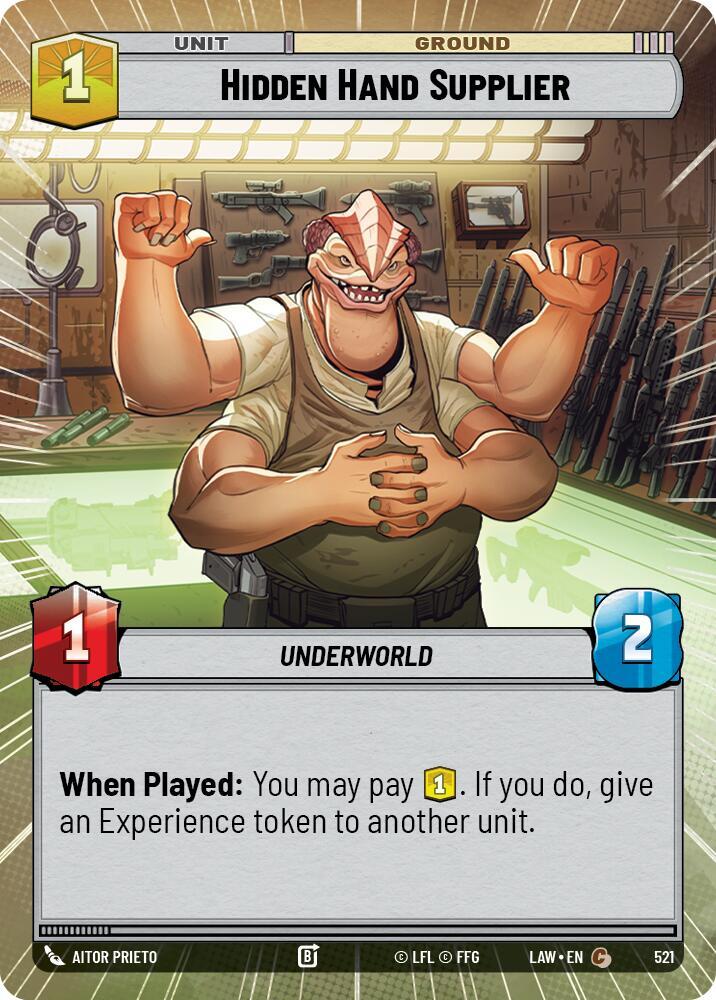 Hidden Hand Supplier (Hyperspace) (521) [A Lawless Time]