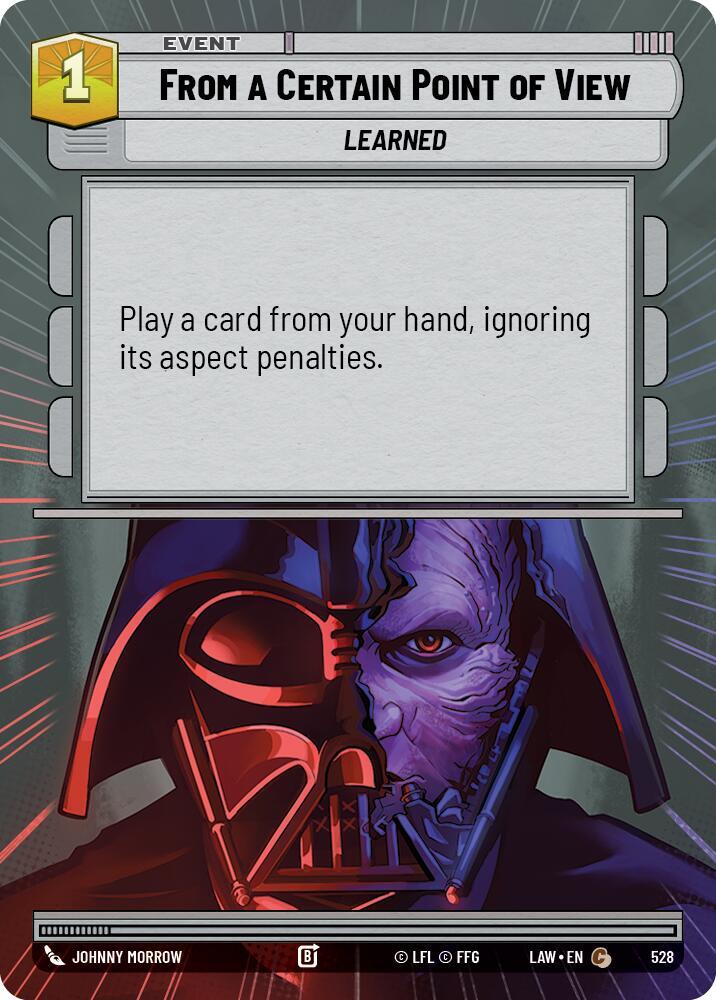 From a Certain Point of View (Hyperspace) (528) [A Lawless Time]