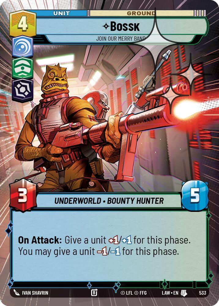 Bossk - Join Our Merry Band (Hyperspace Foil) (533) [A Lawless Time]