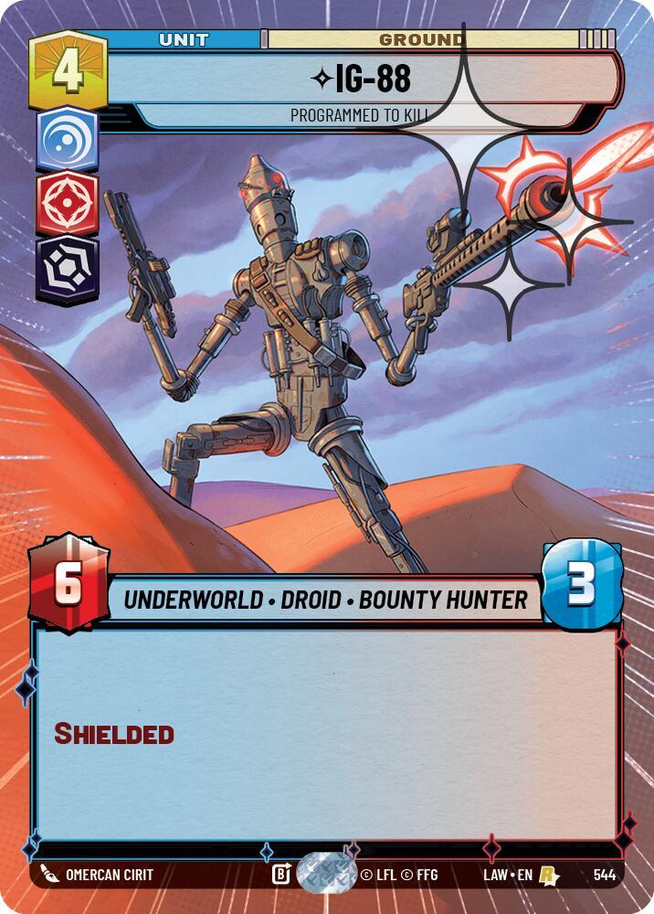IG-88 - Programmed to Kill (Hyperspace Foil) (544) [A Lawless Time]