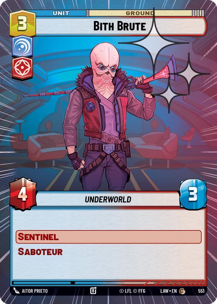 Bith Brute (Hyperspace Foil) (551) [A Lawless Time]