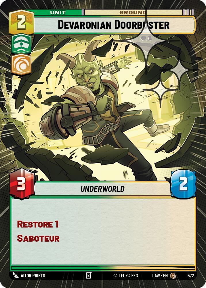 Devaronian Doorbuster (Hyperspace Foil) (572) [A Lawless Time]