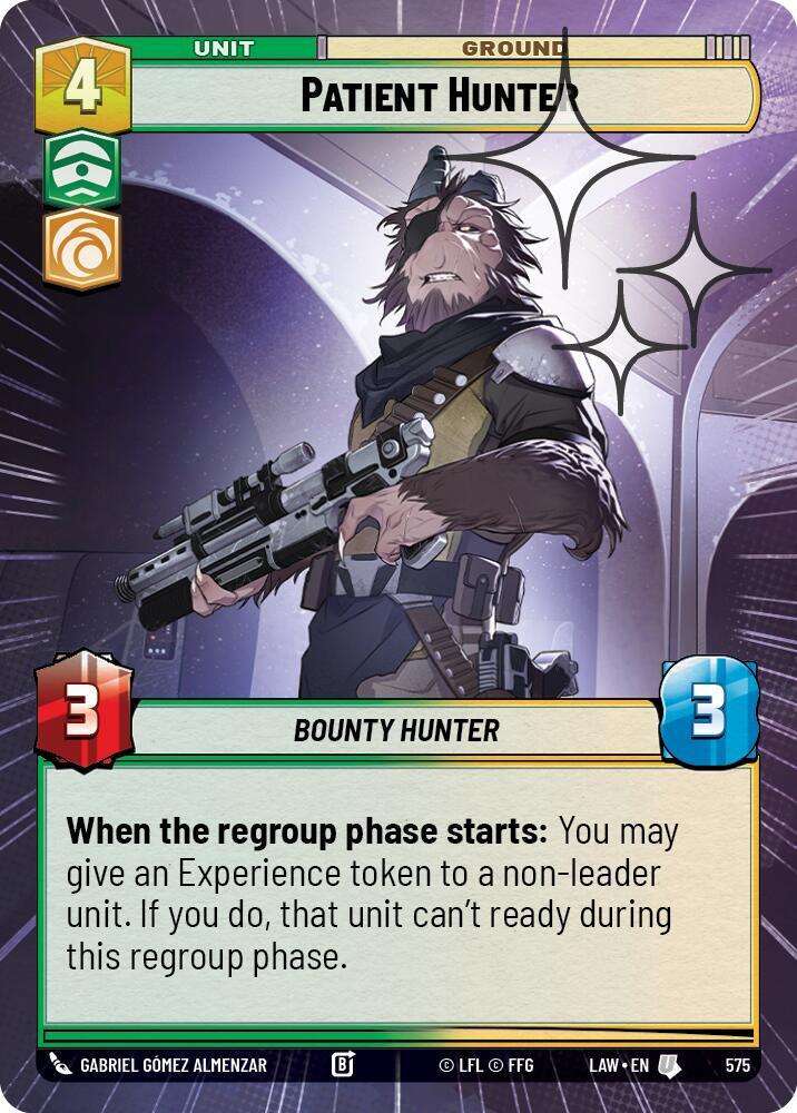 Patient Hunter (Hyperspace Foil) (575) [A Lawless Time]