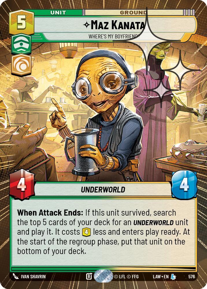 Maz Kanata - Where's My Boyfriend? (Hyperspace Foil) (576) [A Lawless Time]