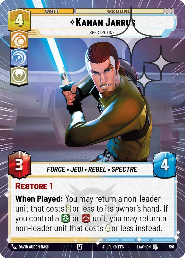 Kanan Jarrus - Spectre One (Hyperspace Foil) (591) [A Lawless Time]