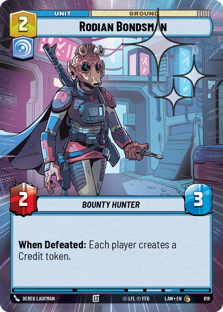Rodian Bondsman (Hyperspace Foil) (618) [A Lawless Time]