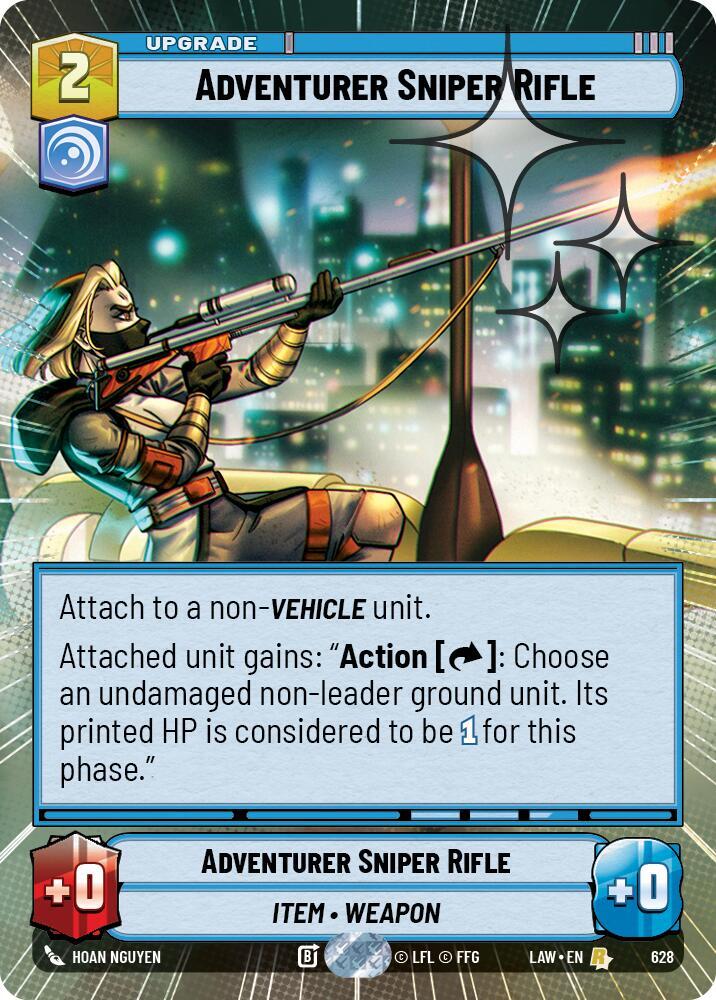 Adventurer's Sniper Rifle (Hyperspace Foil) (628) [A Lawless Time]
