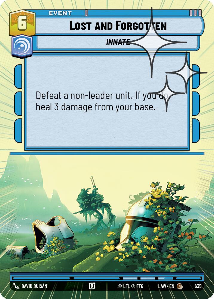 Lost and Forgotten (Hyperspace Foil) (635) [A Lawless Time]