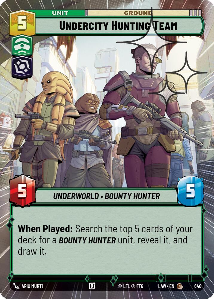 Undercity Hunting Team (Hyperspace Foil) (640) [A Lawless Time]