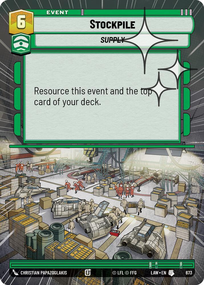 Stockpile (Hyperspace Foil) (673) [A Lawless Time]