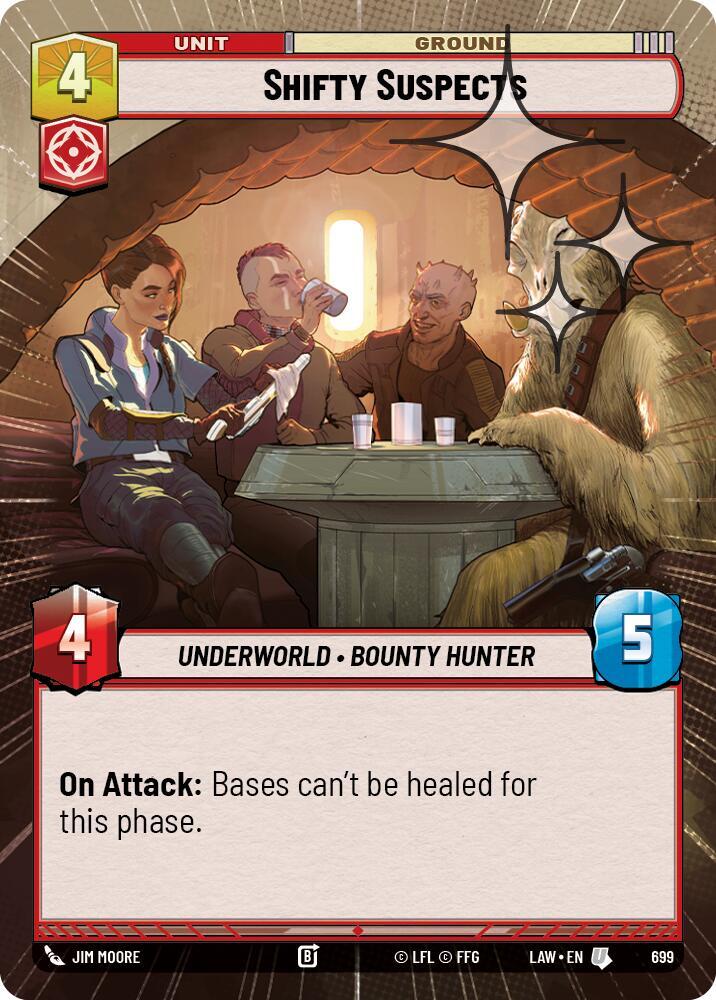 Shifty Suspects (Hyperspace Foil) (699) [A Lawless Time]
