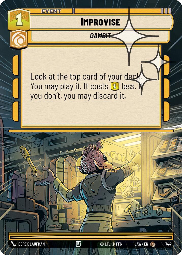 Improvise (Hyperspace Foil) (744) [A Lawless Time]