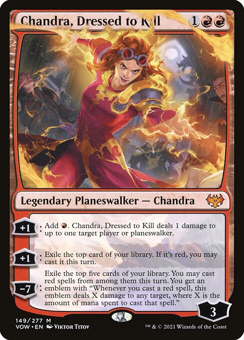 Chandra, Dressed to Kill (149) [Innistrad: Crimson Vow]