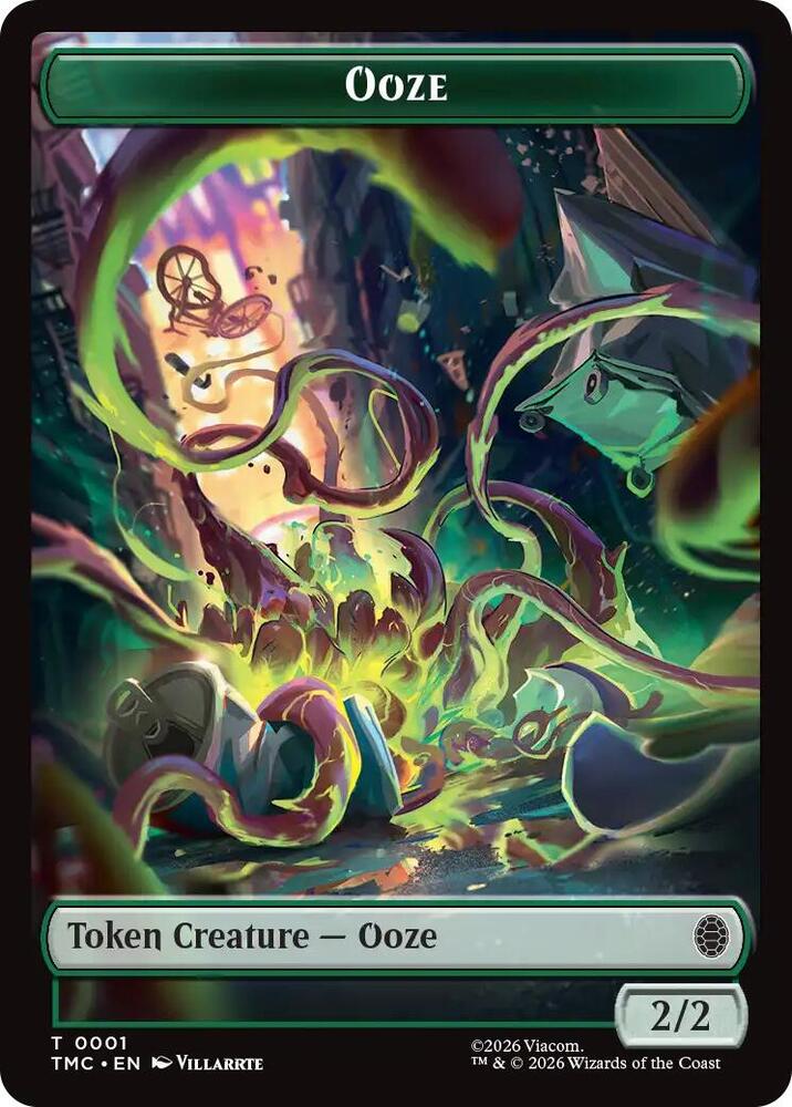Ooze // Copy Double-Sided Token (1 // 1) [Teenage Mutant Ninja Turtles Commander]