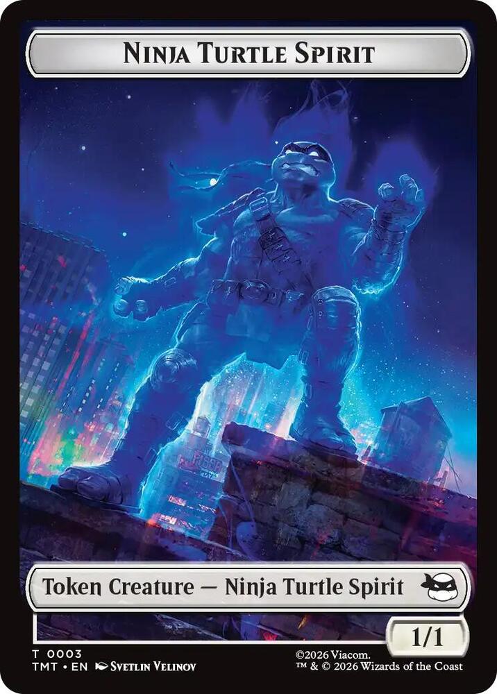 Ninja Turtle Spirit // Food Double-Sided Token (3 // 8) [Teenage Mutant Ninja Turtles]