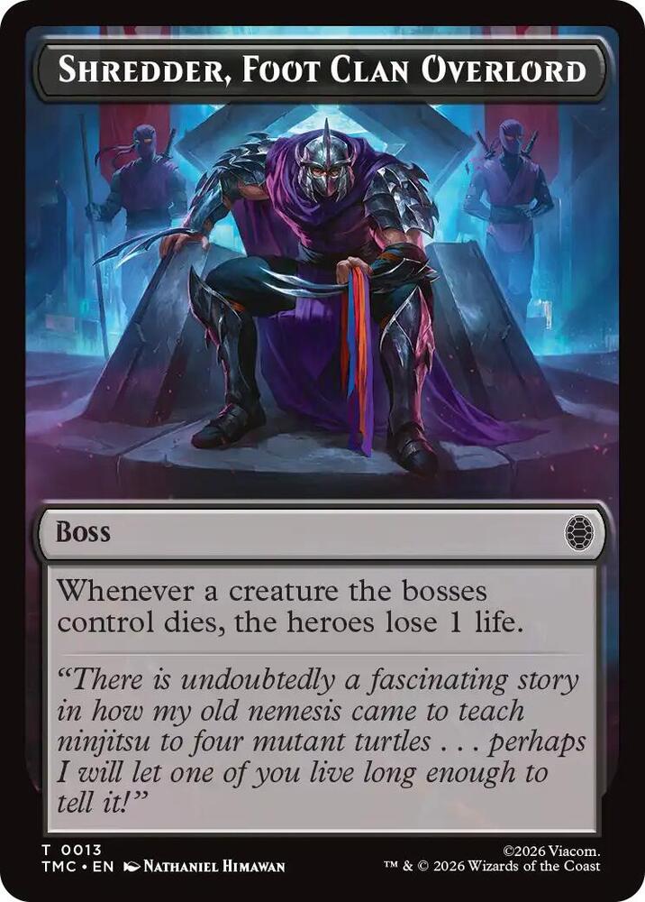 Shredder, Foot Clan Overlord (13) [Teenage Mutant Ninja Turtles Commander]
