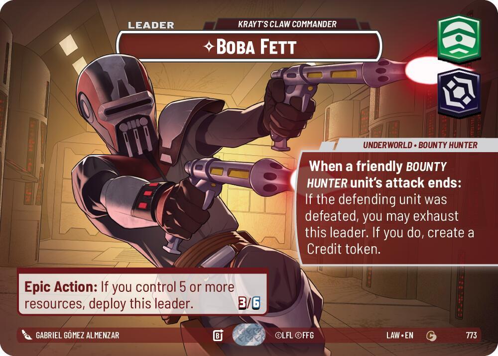 Boba Fett - Krayt's Claw Commander (Showcase) (773) [A Lawless Time]