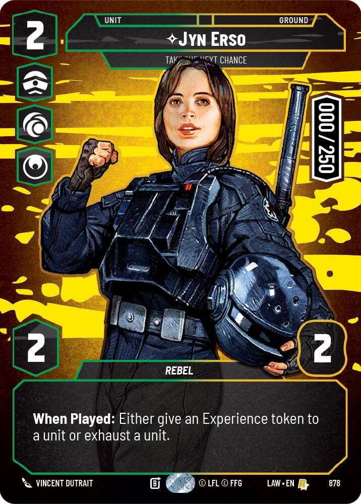 Jyn Erso - Take the Next Chance (Serialized) (878) [A Lawless Time]