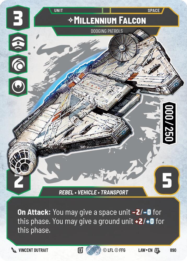 Millennium Falcon - Dodging Patrols (Serialized) (890) [A Lawless Time]