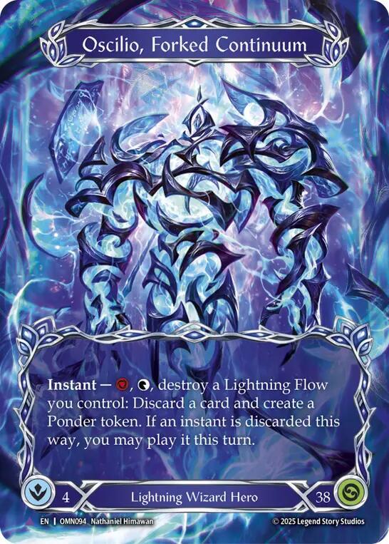 Oscilio, Forked Continuum (Marvel) (OMN094) [Omens of the Third Age]