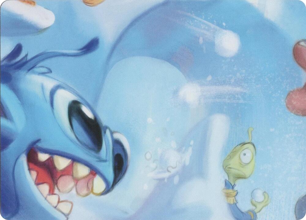 Winterspell Snowball Fight Puzzle Insert (Middle Center) [Winterspell]