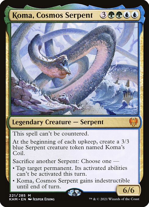 Koma, Cosmos Serpent (221p) [Kaldheim Promos]