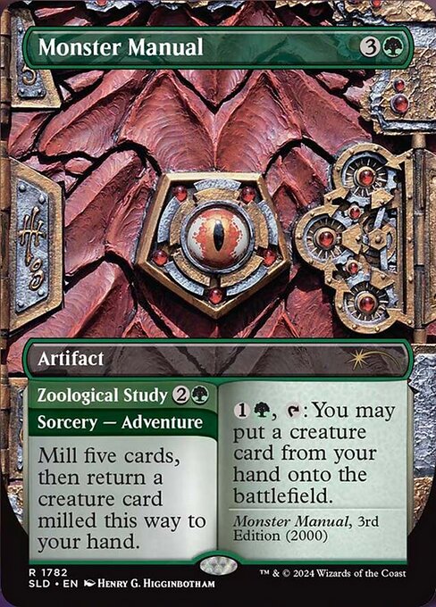 Monster Manual // Zoological Study (1782) [Secret Lair Drop]