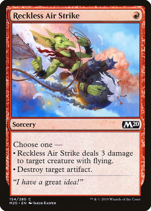 Reckless Air Strike (154) [Core Set 2020]