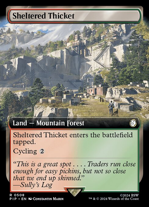 Sheltered Thicket (508) [Fallout] [Extended Art]
