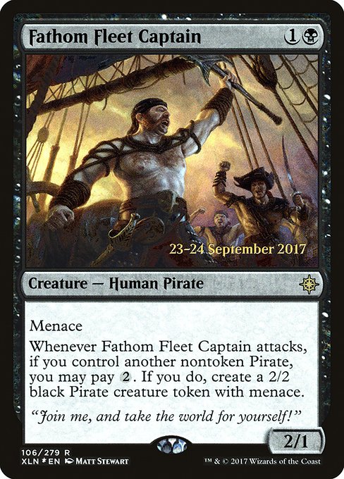 Fathom Fleet Captain (106s) [Ixalan Promos]