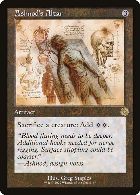 Ashnod's Altar (67) [The Brothers' War Retro Artifacts]