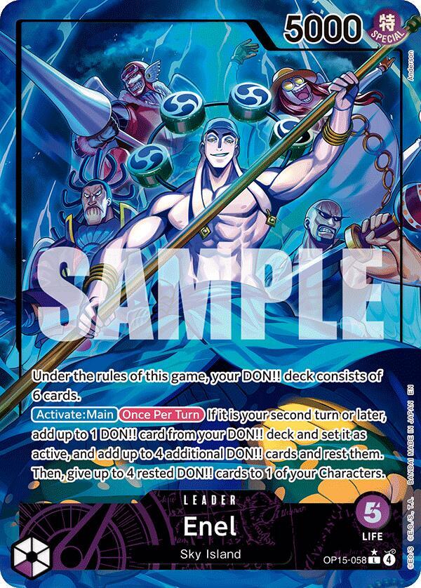 Enel (OP15-058) (Alternate Art) [Adventure on Kami's Island]