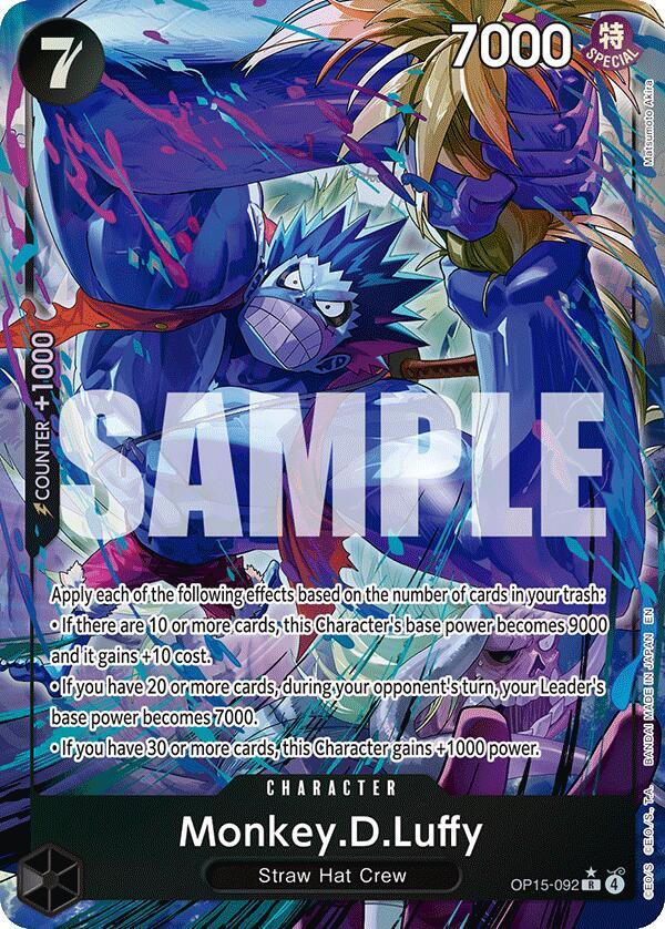Monkey.D.Luffy (OP15-092) (Alternate Art) [Adventure on Kami's Island]