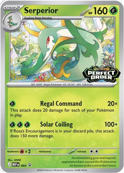 Serperior - 064 [Staff] [ME: Mega Evolution Promo]