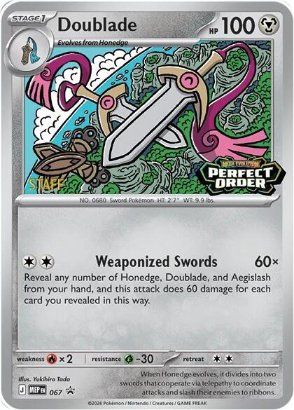 Doublade - 067 [Staff] [ME: Mega Evolution Promo]