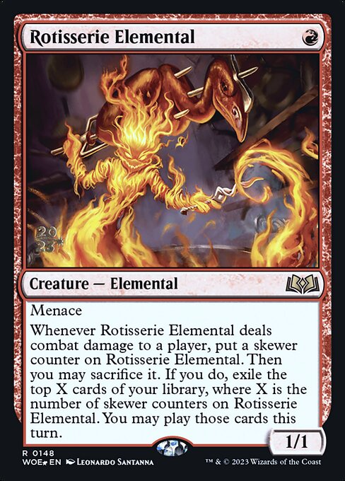 Rotisserie Elemental (148s) [Wilds of Eldraine Promos]