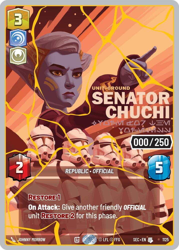 Senator Chuchi - Voice for the Voiceless (Serialized) (Gold) (1125) [Secrets of Power]