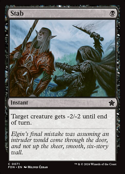 Stab (71) [Foundations]