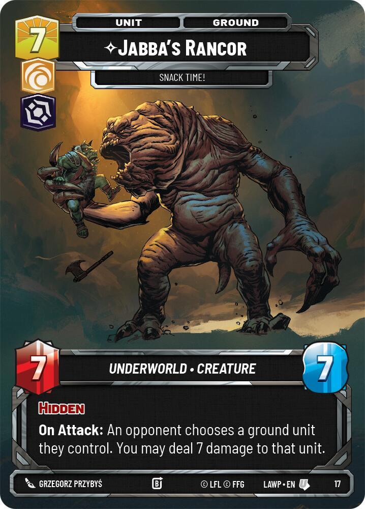 Jabba's Rancor - Snack Time! (17) [A Lawless Time - Weekly Play Promos]