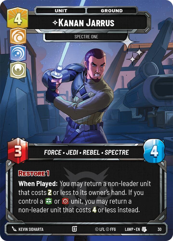 Kanan Jarrus - Spectre One (Foil) (30) [A Lawless Time - Weekly Play Promos]