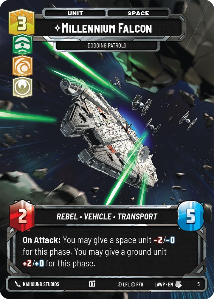 Millennium Falcon - Dodging Patrols (5) [A Lawless Time - Weekly Play Promos]