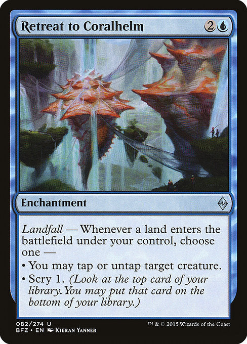 Retreat to Coralhelm (82) [Battle for Zendikar]
