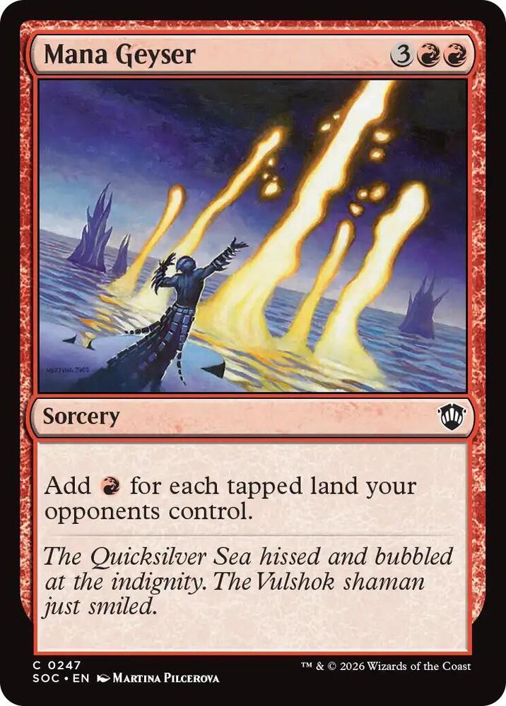 Mana Geyser (247) [Secrets of Strixhaven Commander]