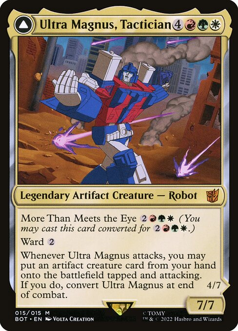 Ultra Magnus, Tactician // Ultra Magnus, Armored Carrier (15) [Transformers]