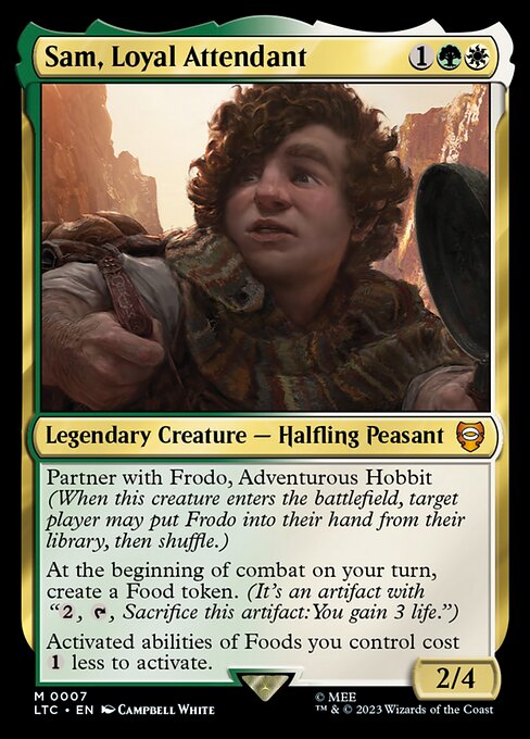 Sam, Loyal Attendant (7) [Tales of Middle-earth Commander]